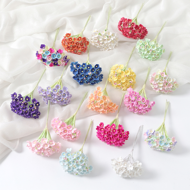 Bonsai Garden Festival - 1/3/5Pcs 11cm Artificial Flower Silk Babysbreath