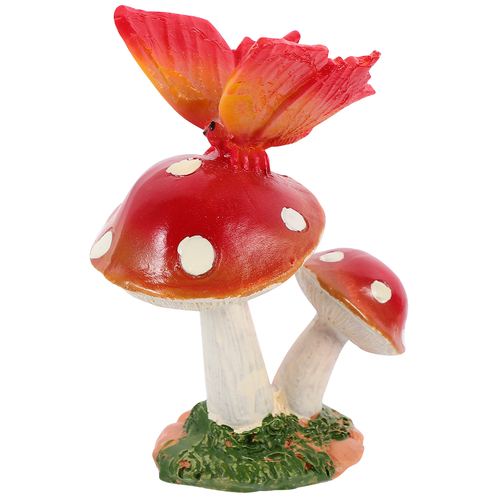 Bonsai Garden Display - 1Pcs Mushroom Resin Miniature Adornment Lovely