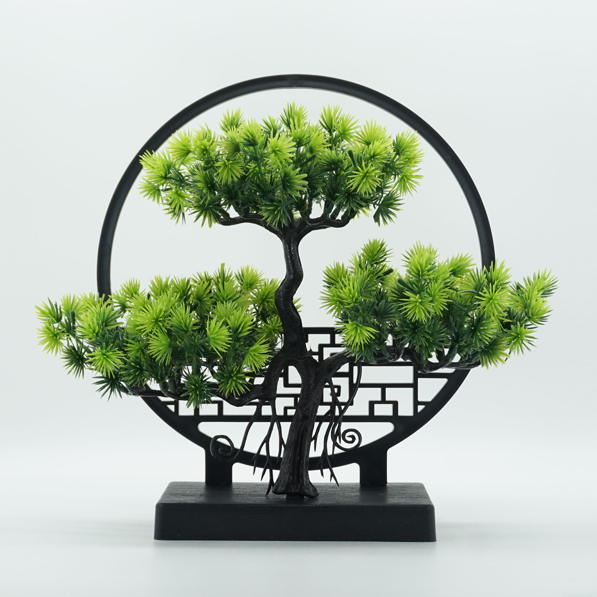 Bonsai Tree Zen Garden - Chinese Zen Welcome Pine Potted Plant,