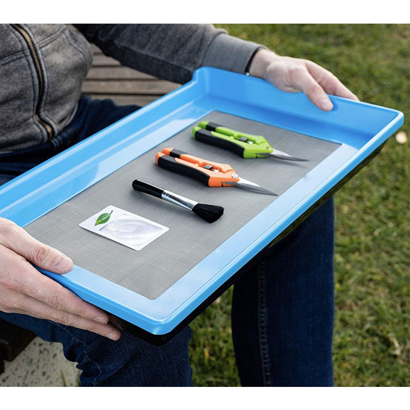 Bud Scissors Fine - 2-in-1 Trimming Tray Harvest Trim Bin