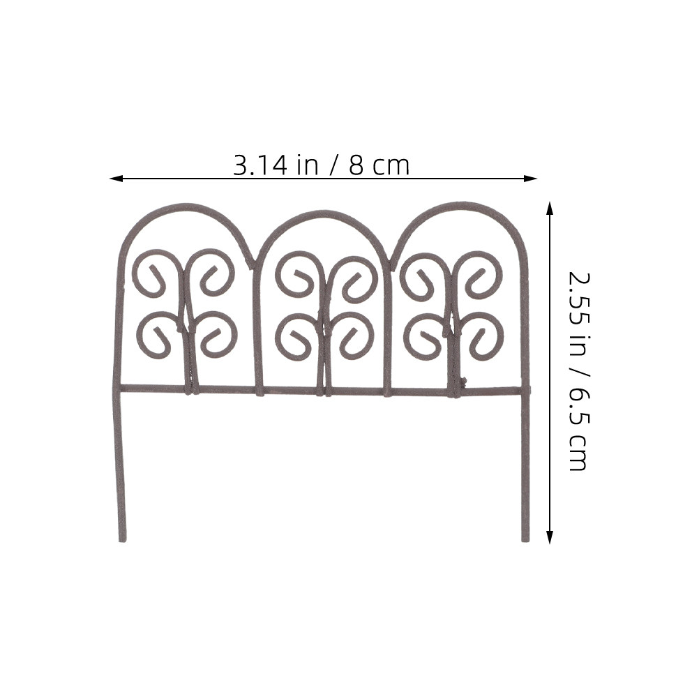 2Pcs Miniature Iron Fence Retr - Bonsai Garden Shop reseña y precio