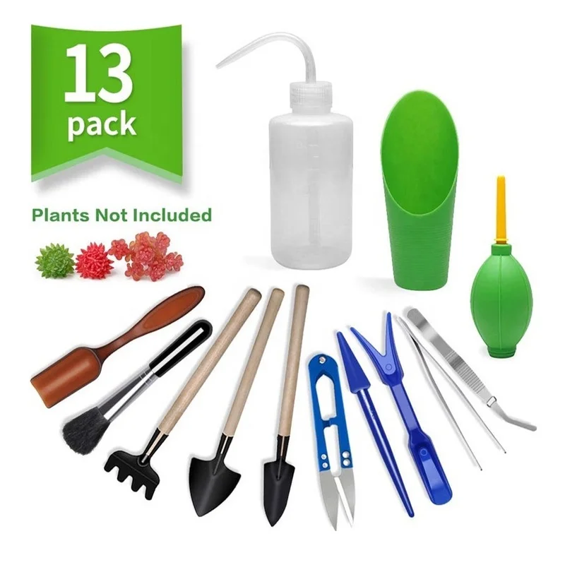 13Pcs Garden Planter Kit DIY S - Bonsai Garden Kit reseña y precio