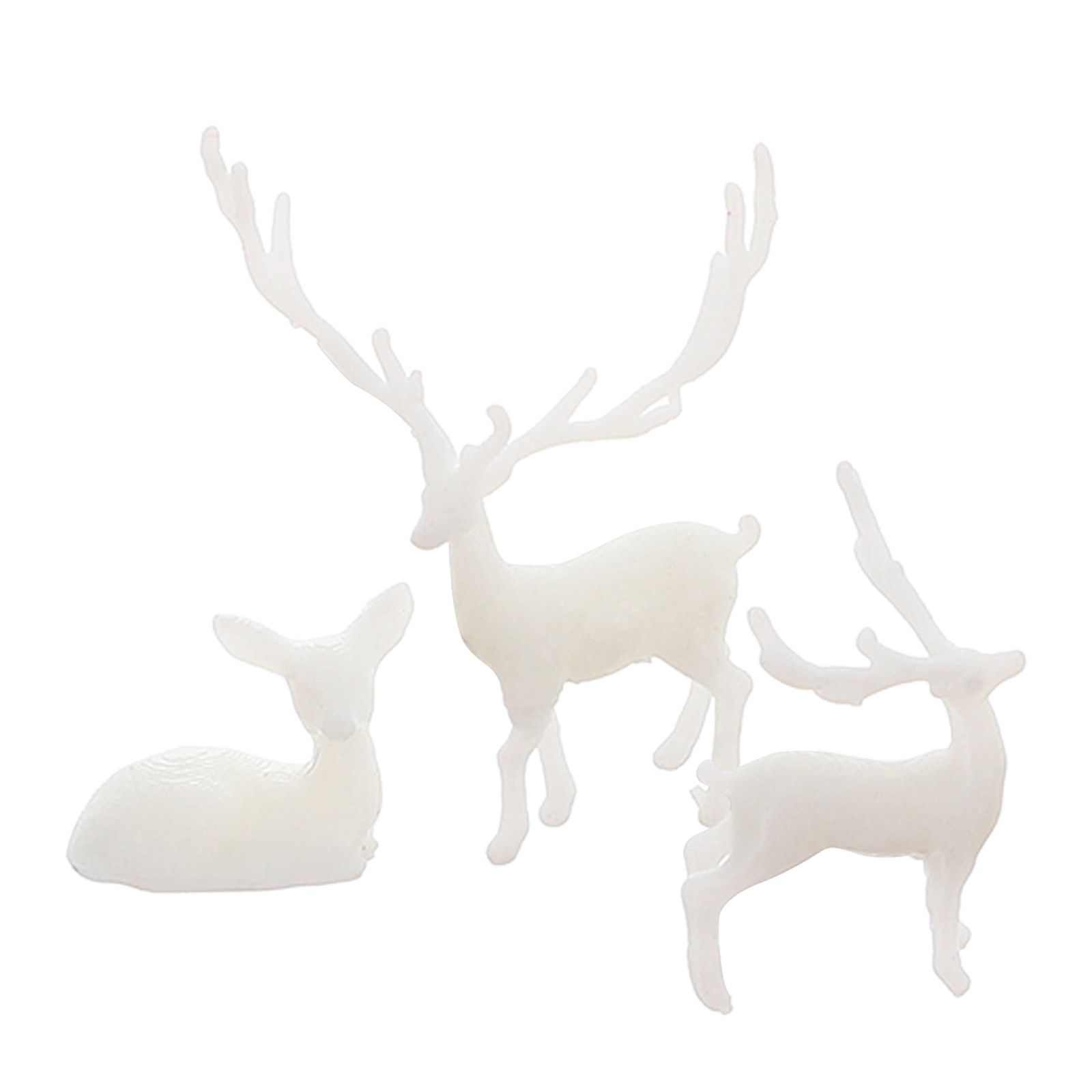 3Pcs Mini Elk Statue Resin Elk - Bonsai Garden Display reseña y precio