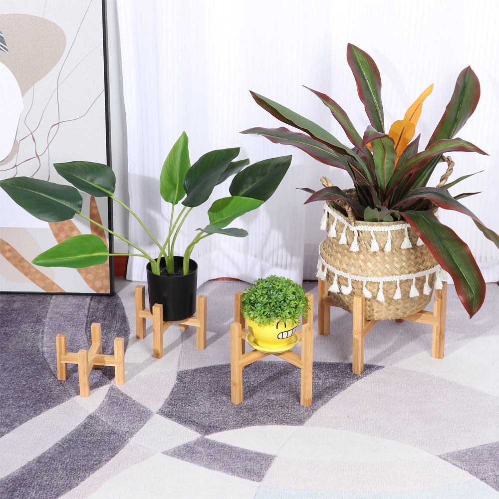 Bamboo Indoor Outdoor Home Dec - Bonsai Garden Display Stands reseña y precio
