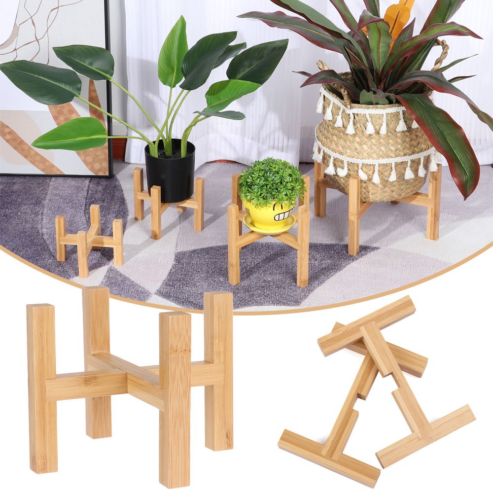 Bamboo Indoor Outdoor Home Dec - Bonsai Garden Display Stands reseña y precio
