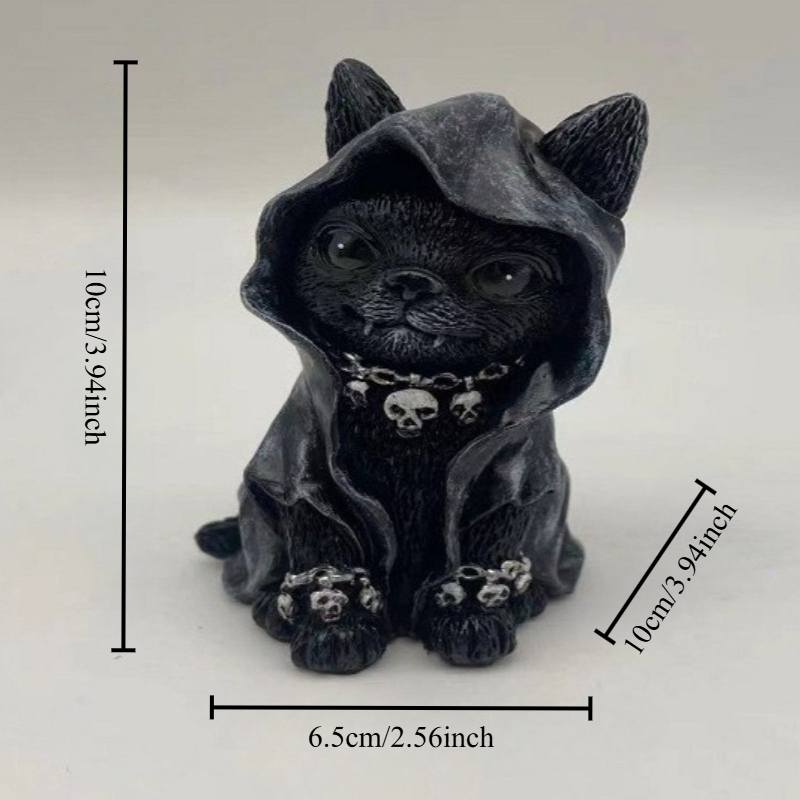 Halloween Magic Cat Resin Craf - Bonsai Garden Festival reseña y precio