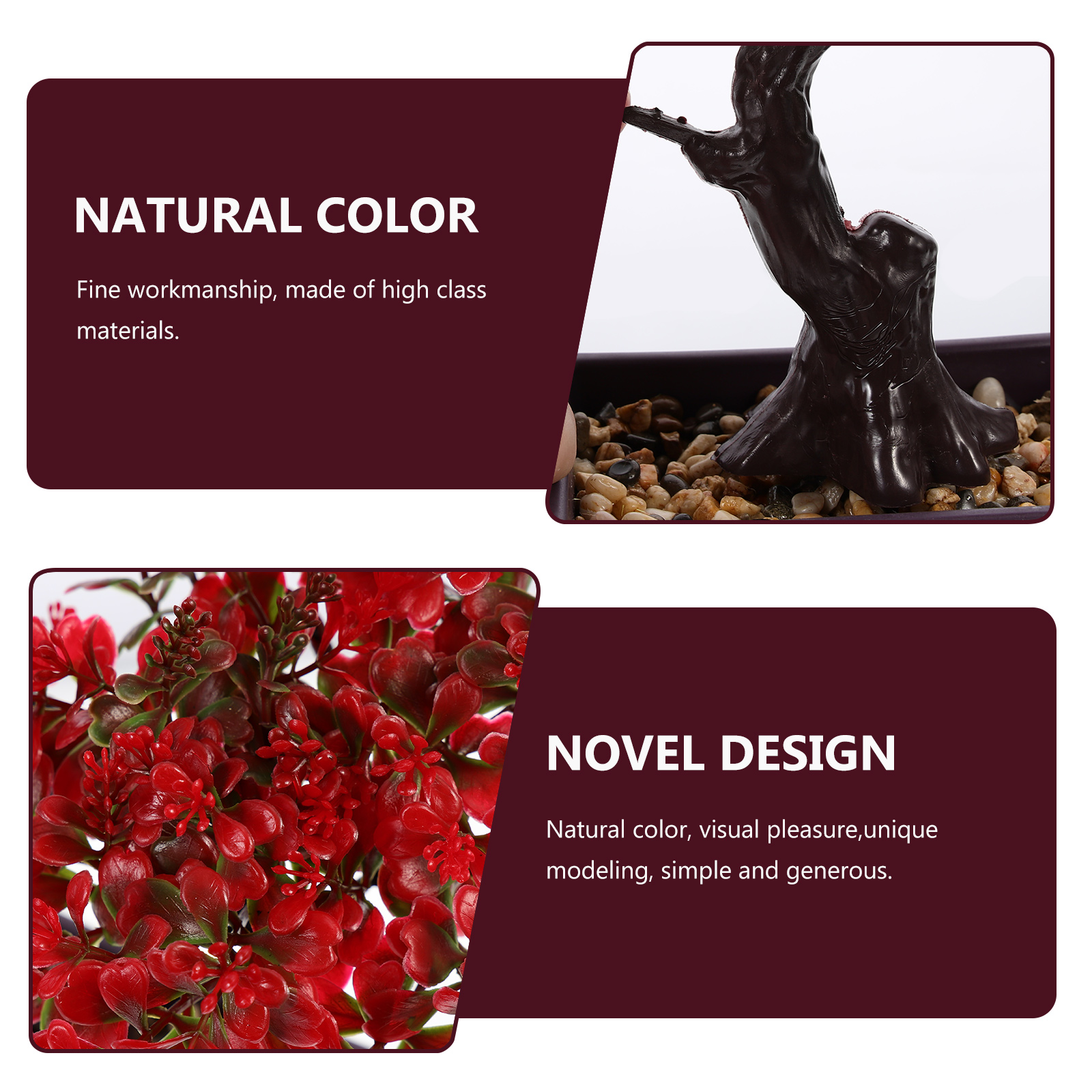 Fake Potted Plants Fake Greene - Bonsai Tree Zen Garden reseña y precio