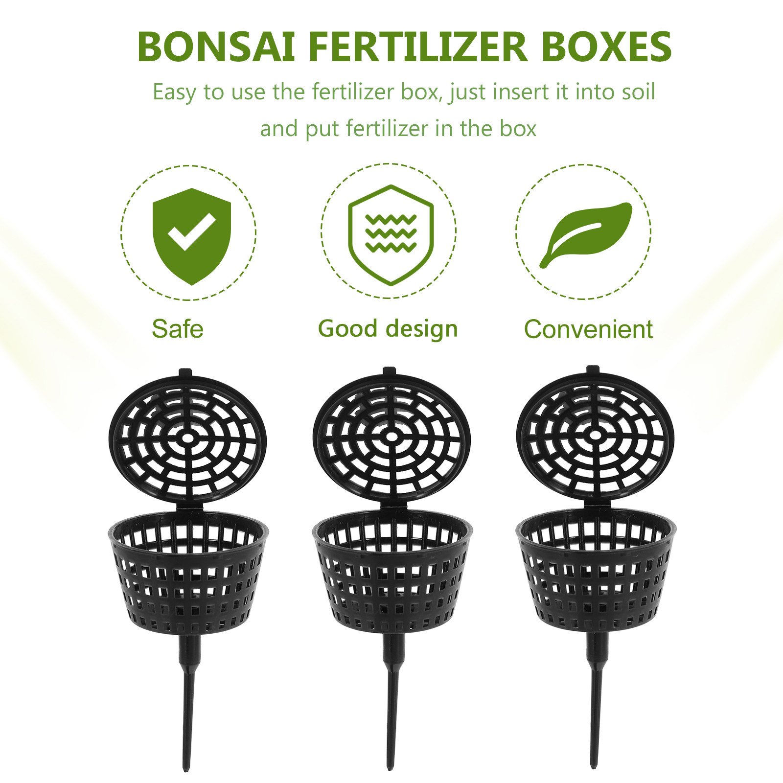 10Pcs Plastic Fertilizer Baske - Us Bonsai Garden reseña y precio