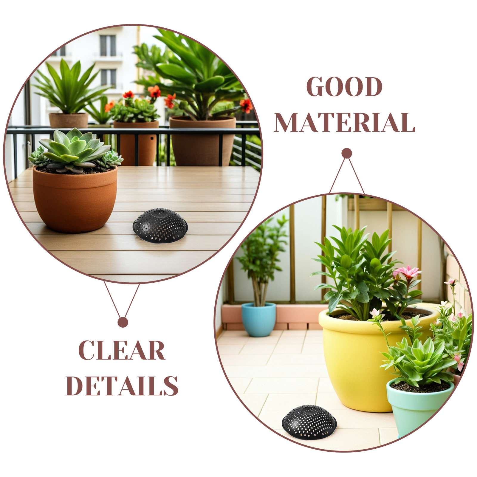 10Pcs Flower Pot Hole Mesh Pad - Us Bonsai Garden reseña y precio