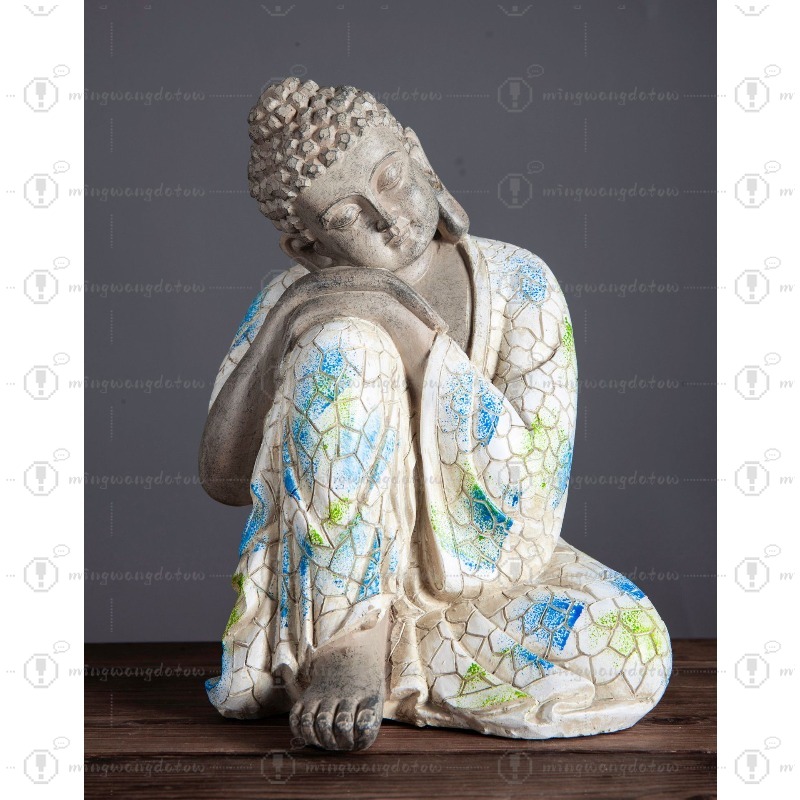 Mini Buddha Statue Ornament, N - Us Bonsai Garden reseña y precio