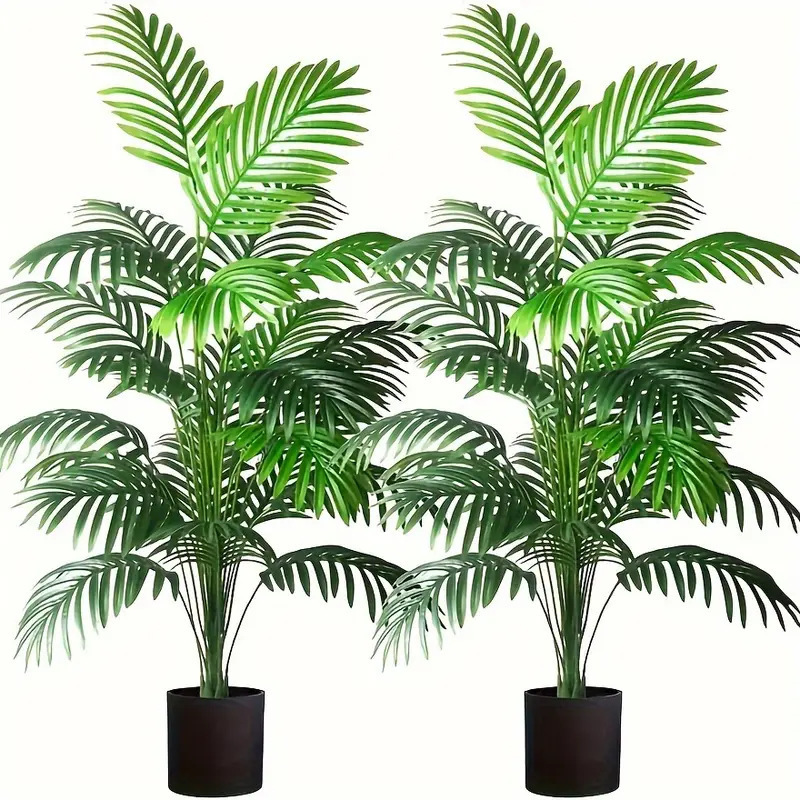 24 Leaves Areca Palm Artificia - Bonsai Garden Kit reseña y precio