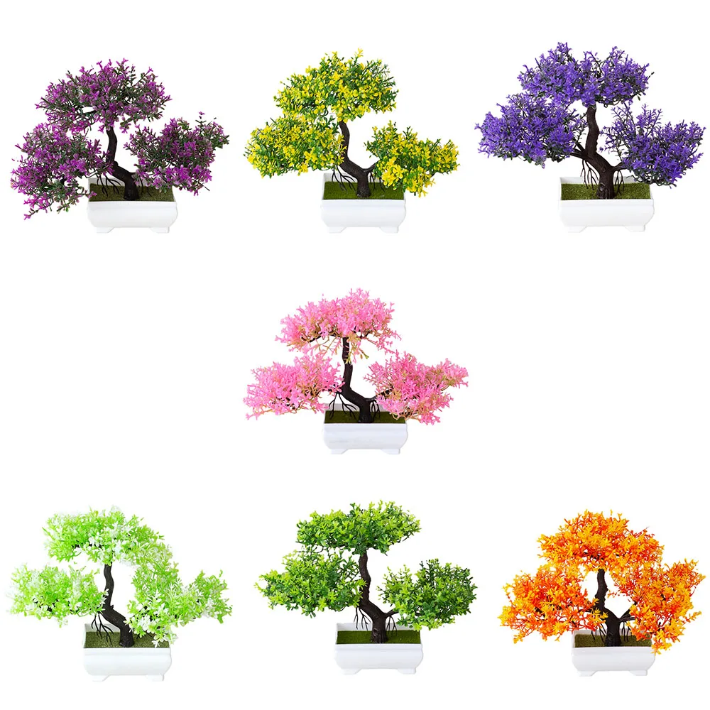 of artificial plant decoration - Bonsai Tree Zen Garden reseña y precio