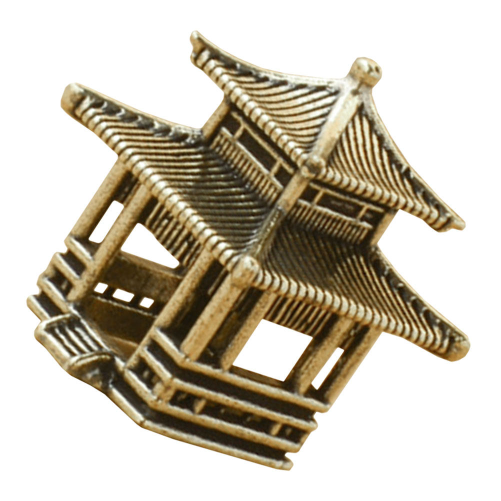 Vintage Brass Pavilion Ornamen - Bonsai Garden Display reseña y precio