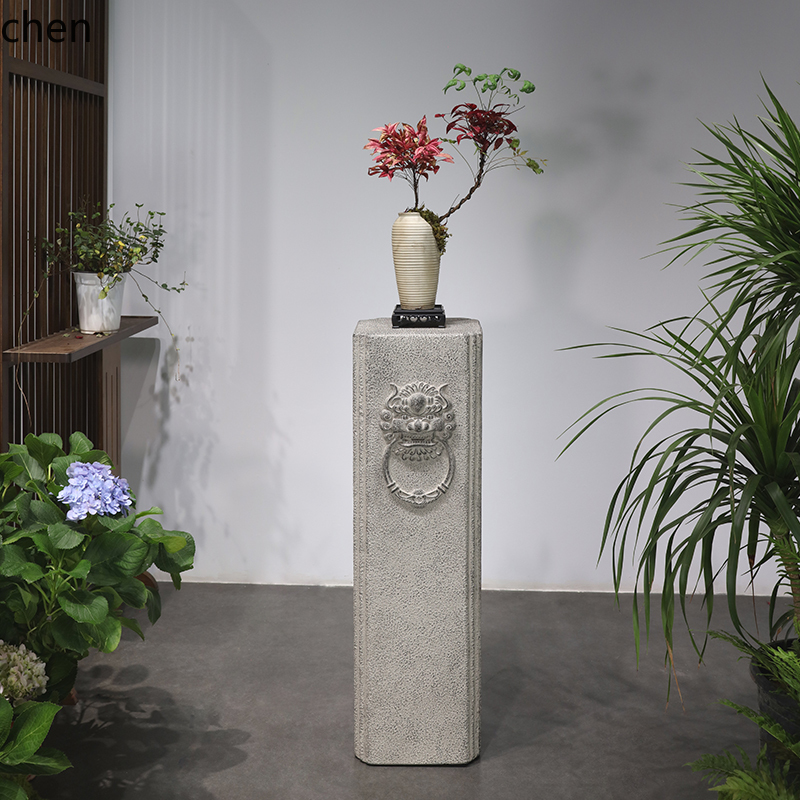 HTT New Chinese Style Entrance - Bonsai Garden Display Stands reseña y precio