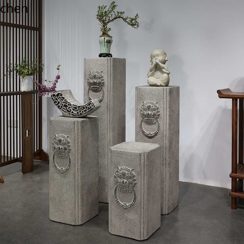 HTT New Chinese Style Entrance - Bonsai Garden Display Stands reseña y precio