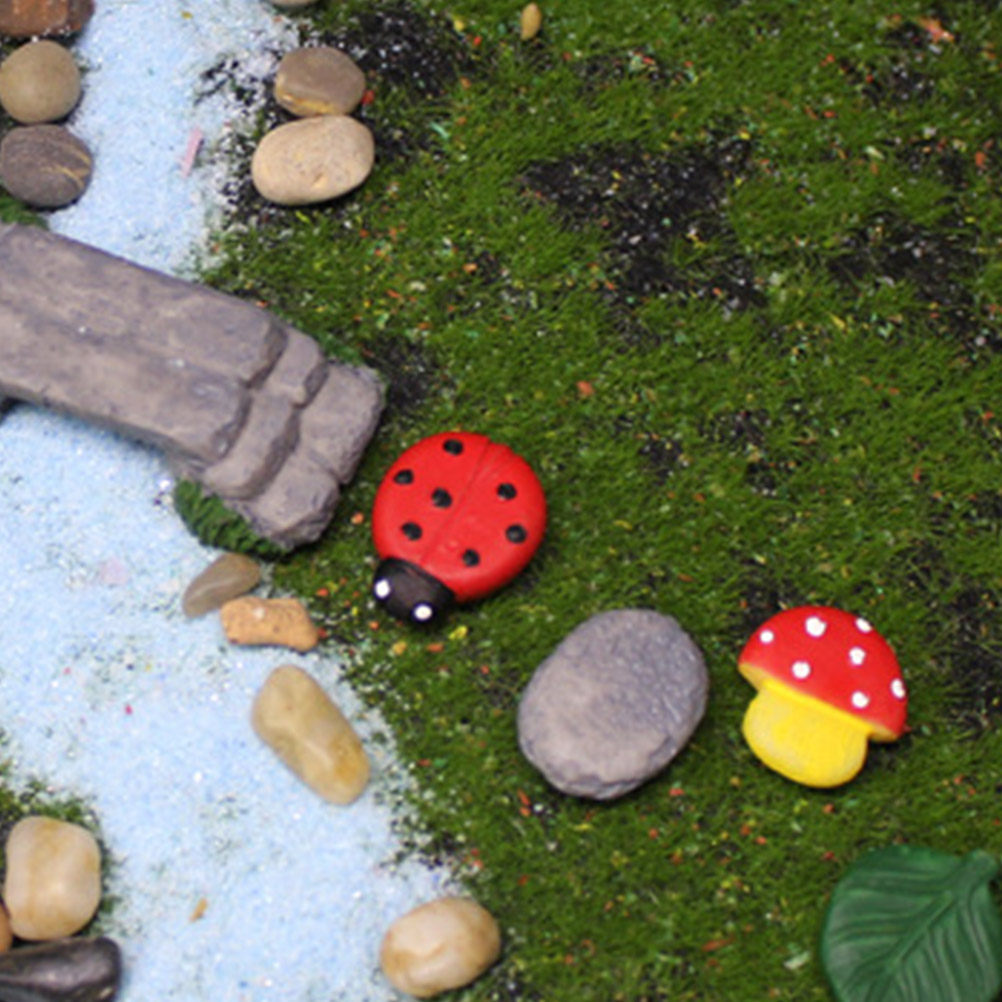1Set Whimsical Mini Mushroom S - Bonsai Garden Display reseña y precio