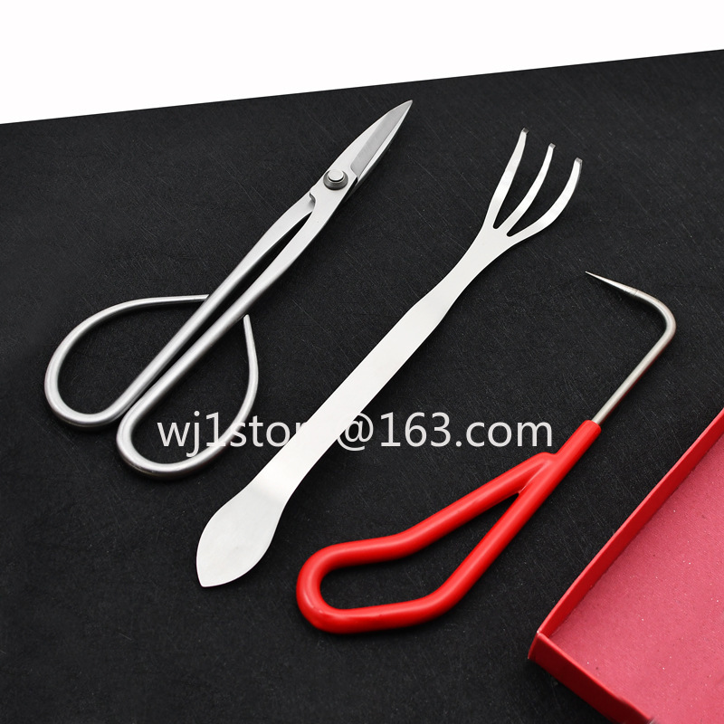 Stainless steel bonsai shears  - Root Hook Tool reseña y precio