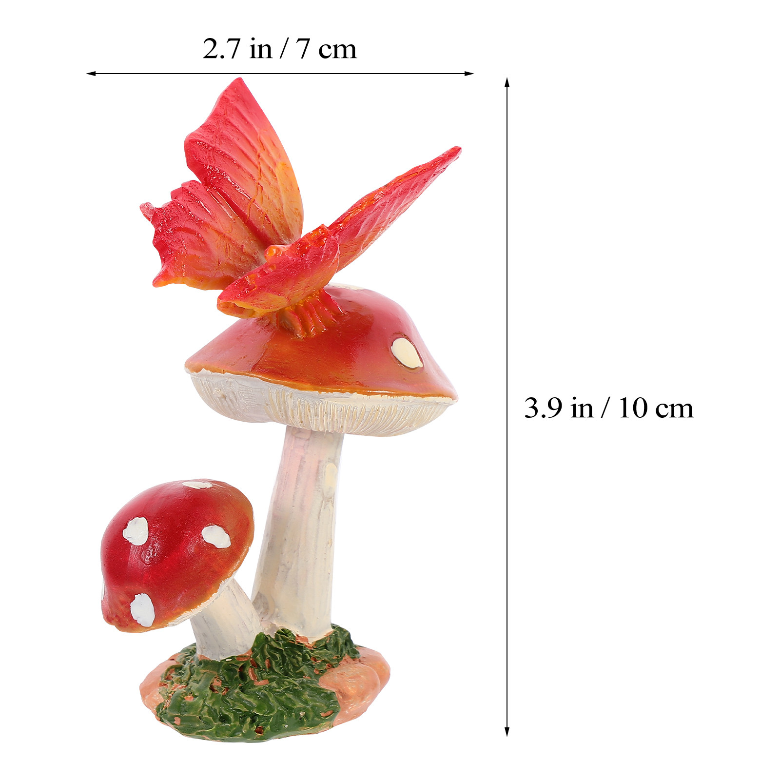 1Pcs Mushroom Resin Miniature  - Bonsai Garden Display reseña y precio