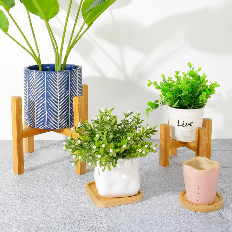 Plant Flower Pot Stand Small D - Bonsai Garden Display Stands reseña y precio