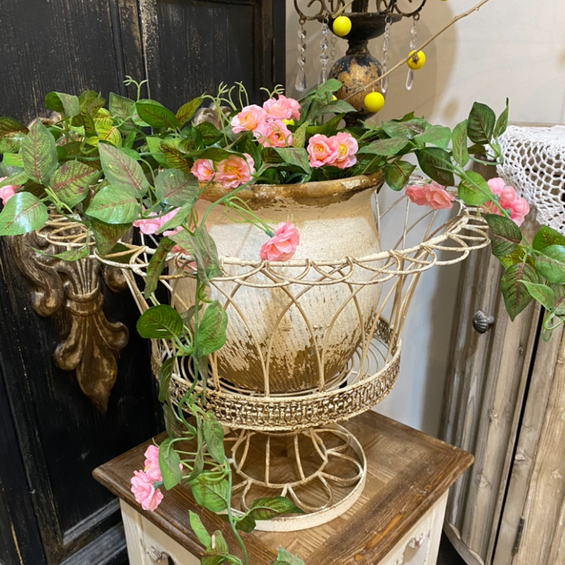 Vintage Do Old Flower Basket O - Bonsai Garden Display reseña y precio