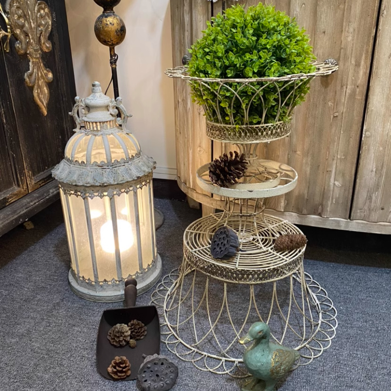 Vintage Do Old Flower Basket O - Bonsai Garden Display reseña y precio