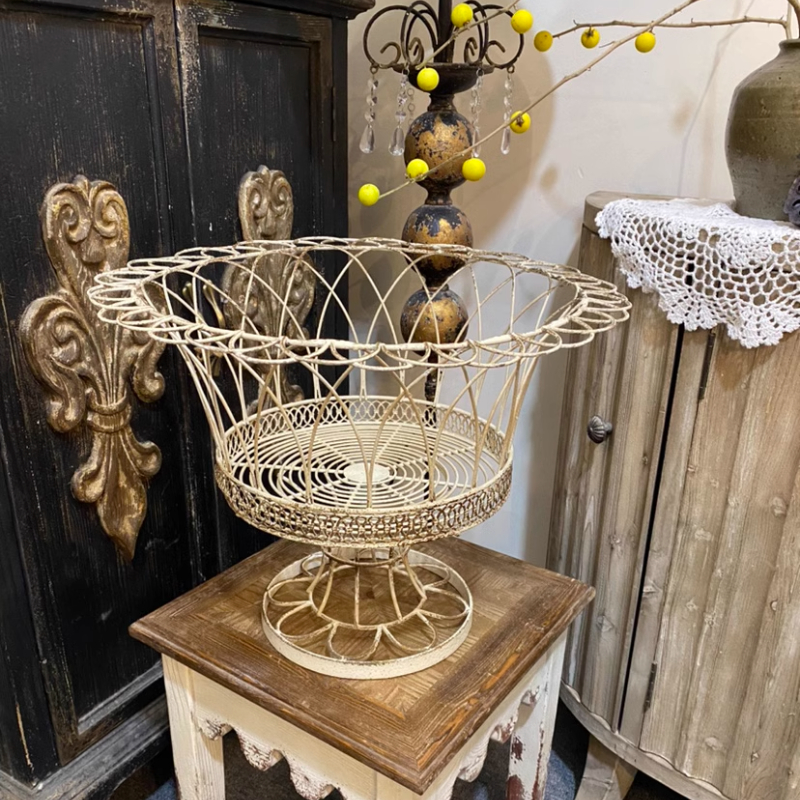Vintage Do Old Flower Basket O - Bonsai Garden Display reseña y precio