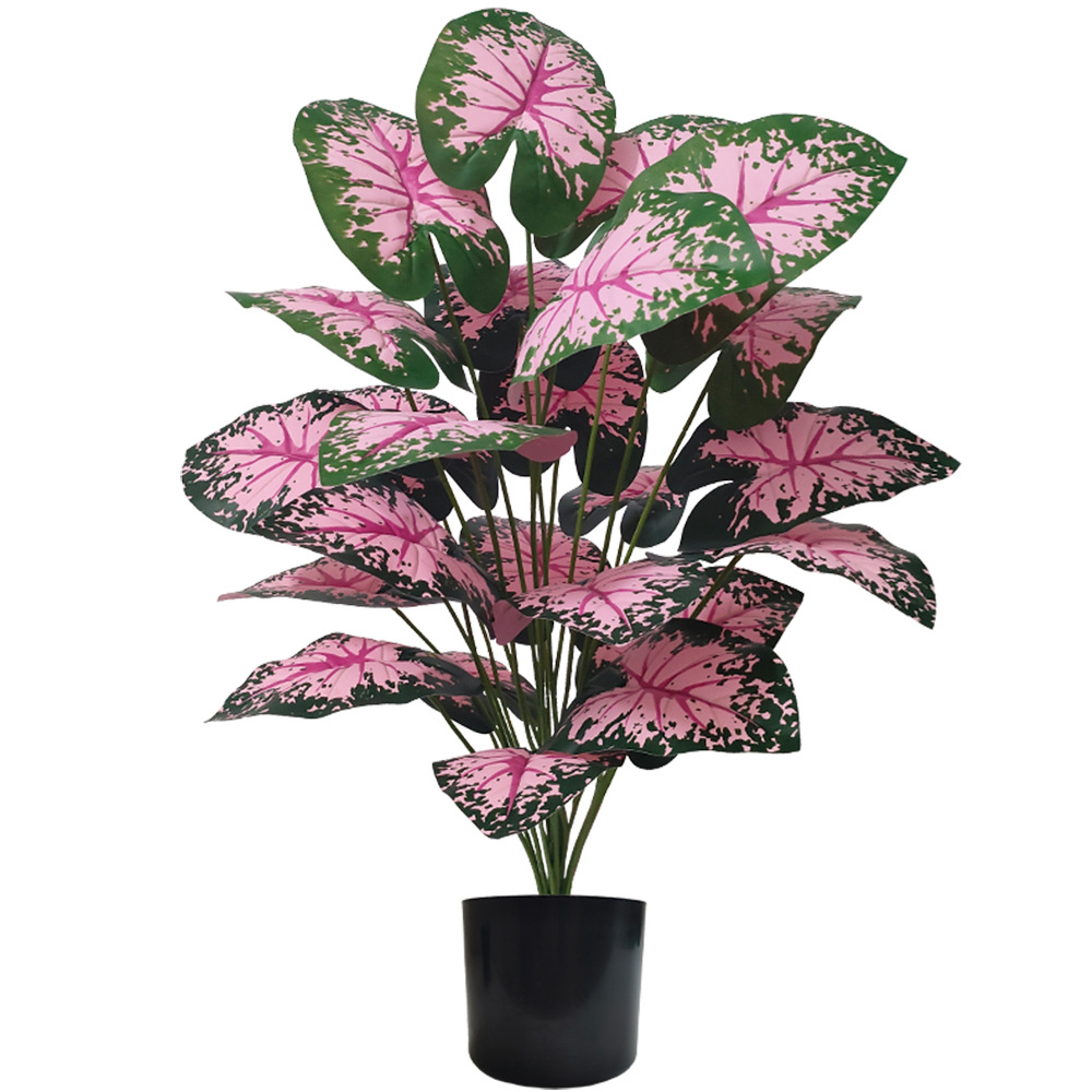 Pink Leaf Potted Plants Fake A - Bonsai Garden Kit reseña y precio