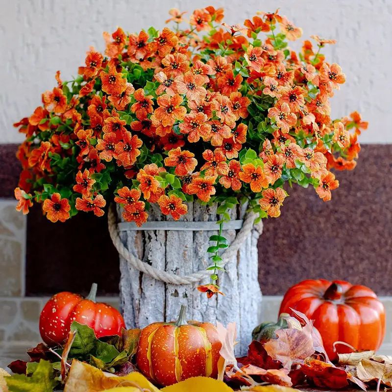 1pc ArtificialFlower Plant Euc - Bonsai Garden Festival reseña y precio