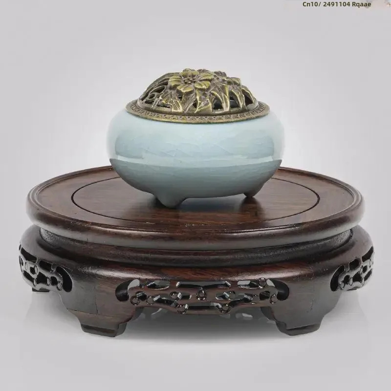 Ebony Wood Round Table Crafts  - Bonsai Garden Display Stands reseña y precio