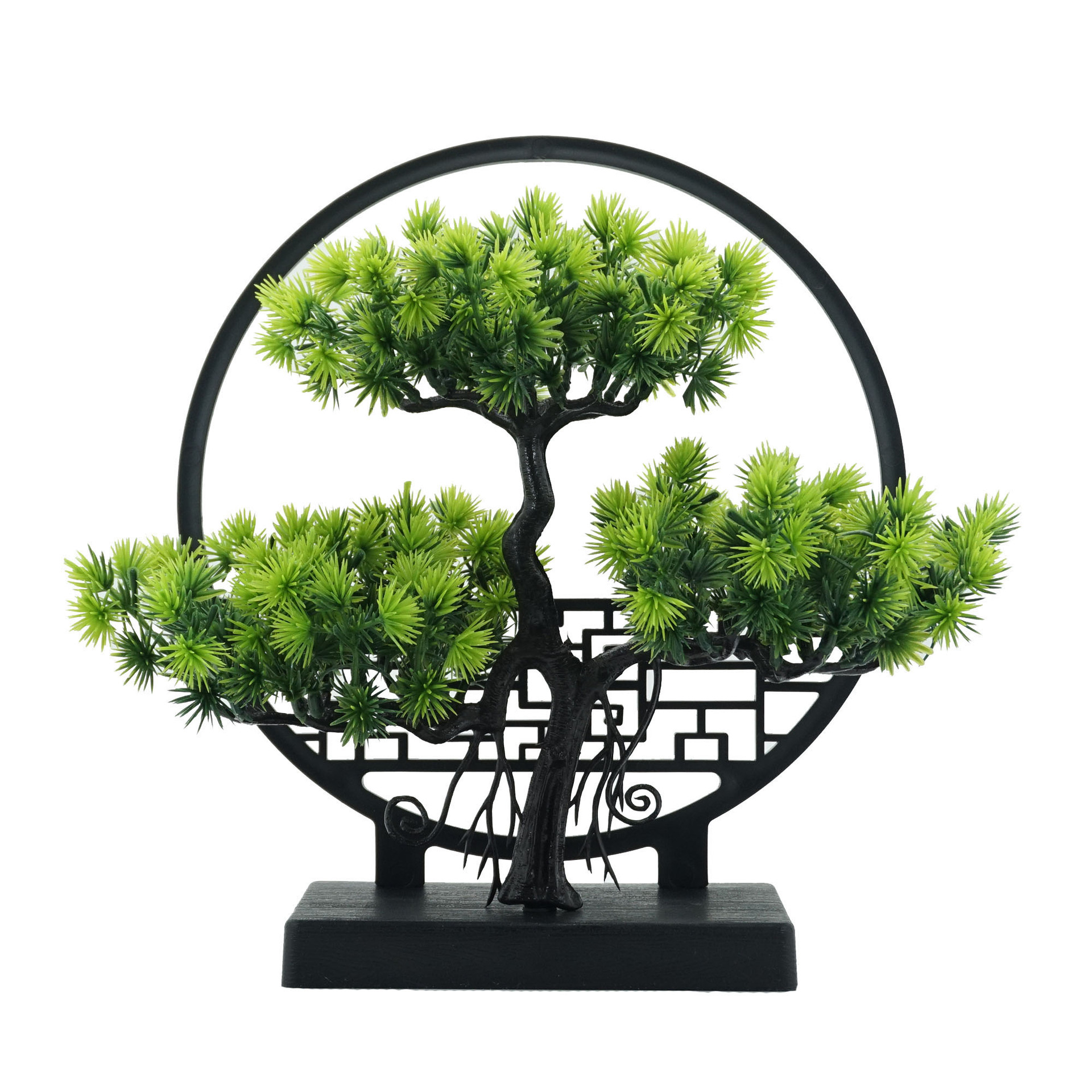 Chinese Zen Welcome Pine Potte - Bonsai Tree Zen Garden reseña y precio