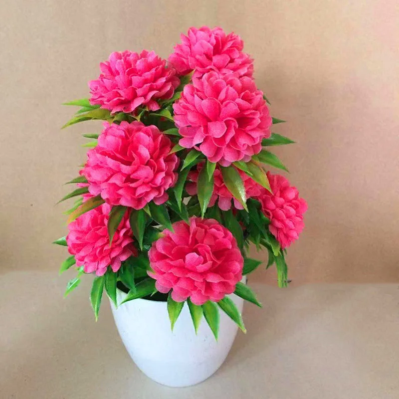 Chrysanthemums Artificial Bons - Bonsai Garden Display reseña y precio