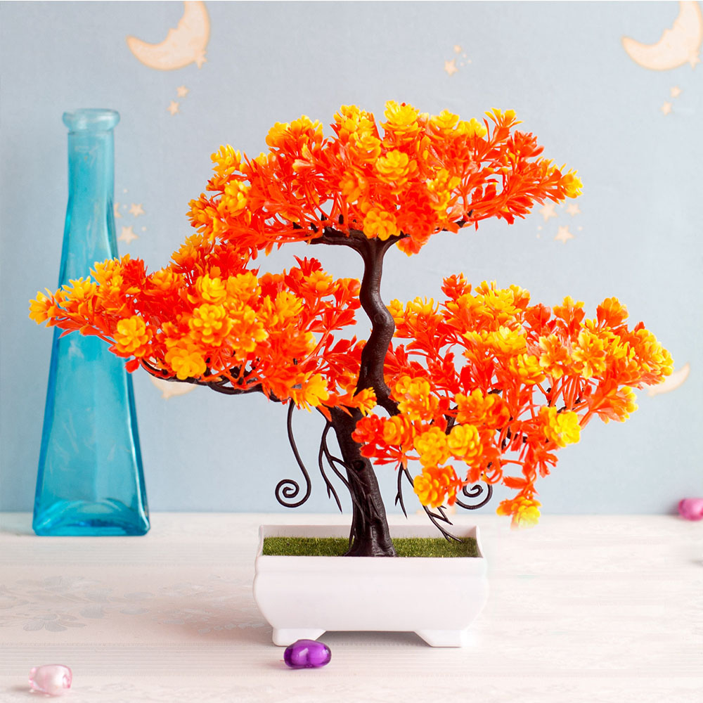 Artificial Plastic Plants Bons - Bonsai Tree Zen Garden reseña y precio