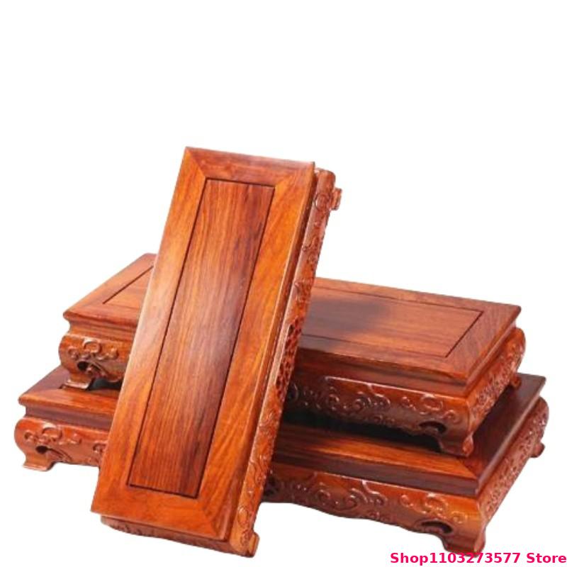 Wooden Carved Pattern Display  - Bonsai Garden Display Stands reseña y precio
