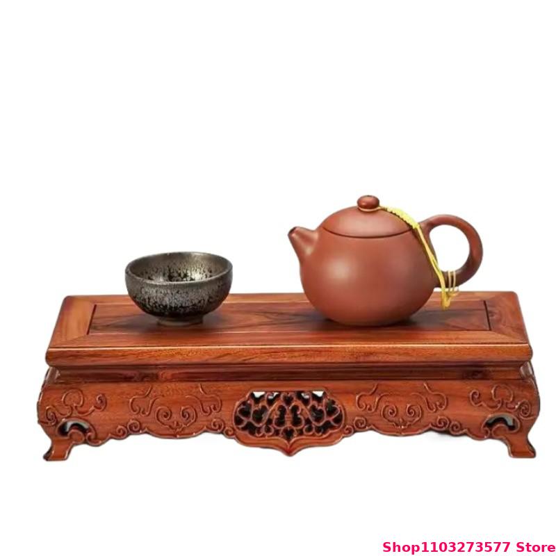 Wooden Carved Pattern Display  - Bonsai Garden Display Stands reseña y precio