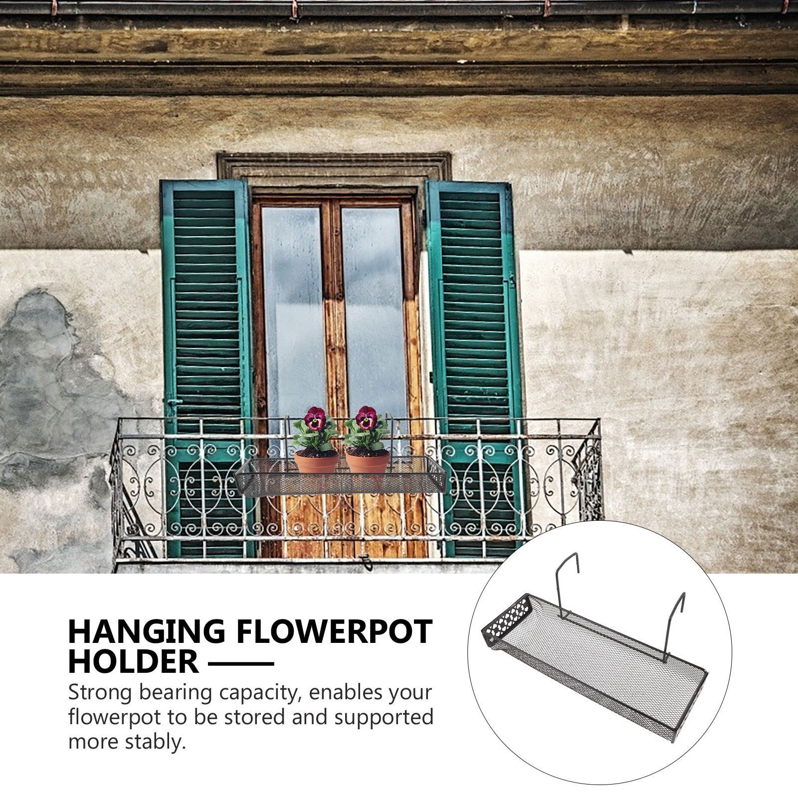 Balcony Plant Hanger Rack Heav - Us Bonsai Garden reseña y precio