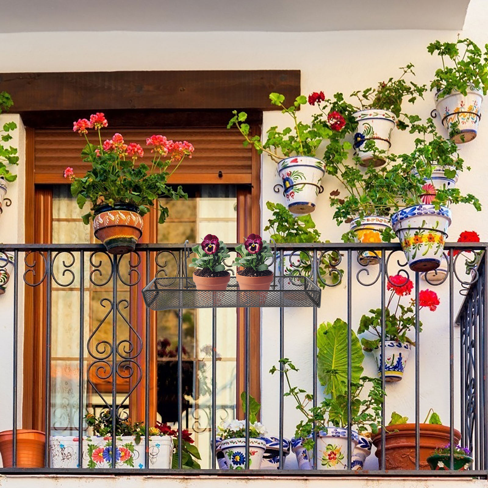 Balcony Plant Hanger Rack Heav - Us Bonsai Garden reseña y precio