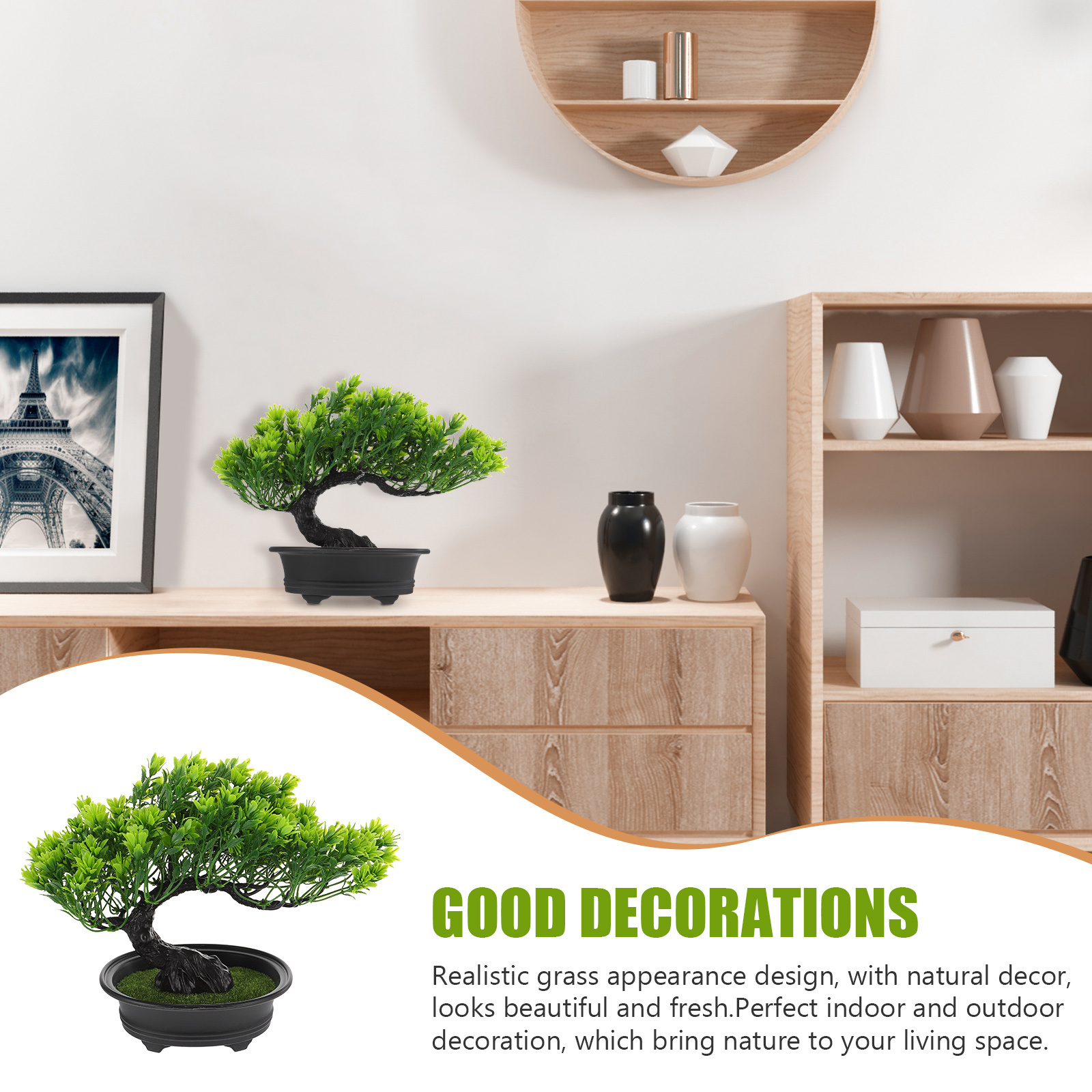 Artificial Bonsai Pine Tree Li - Bonsai Tree Zen Garden reseña y precio