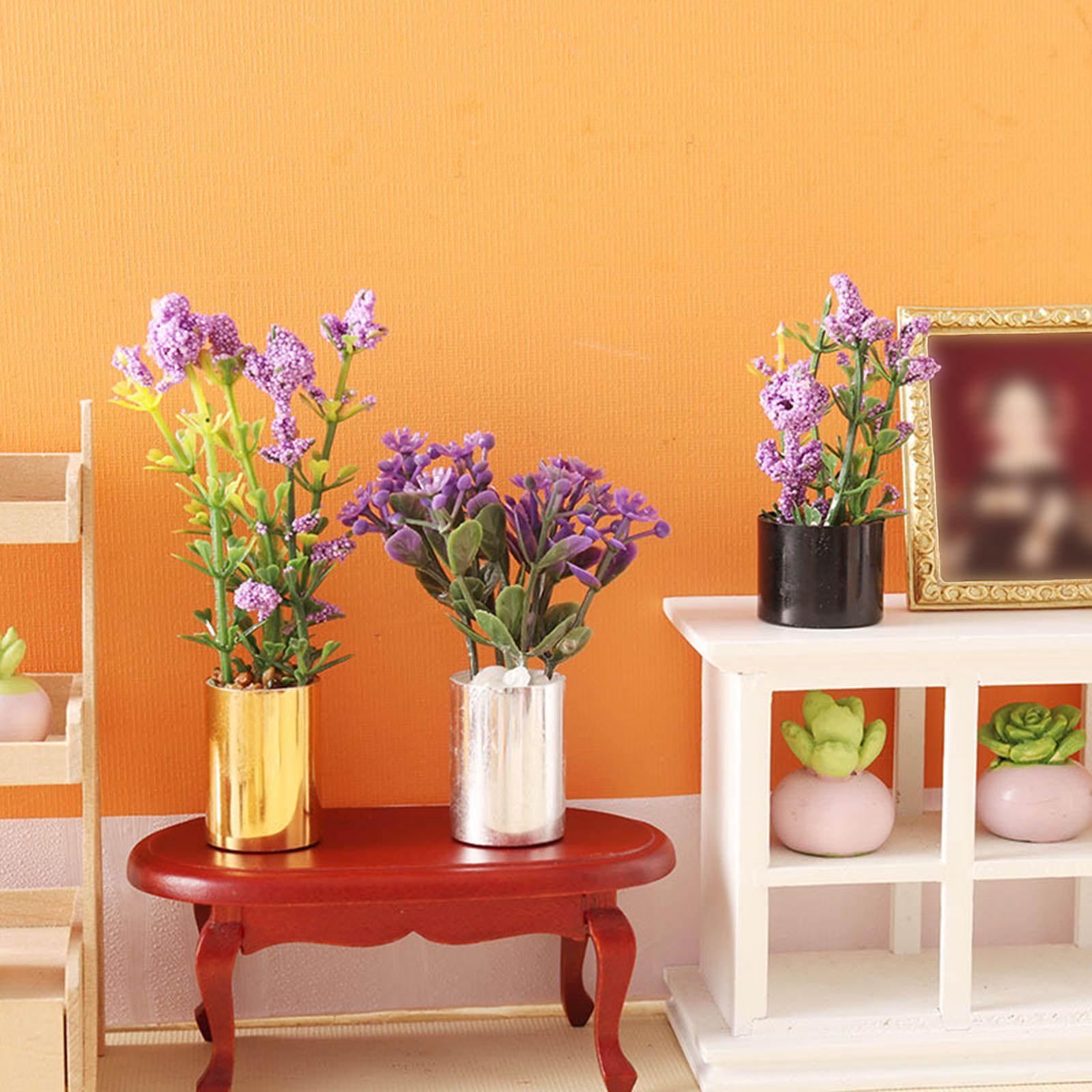 Miniature Potted Plant Ornamen - Bonsai Garden Display reseña y precio