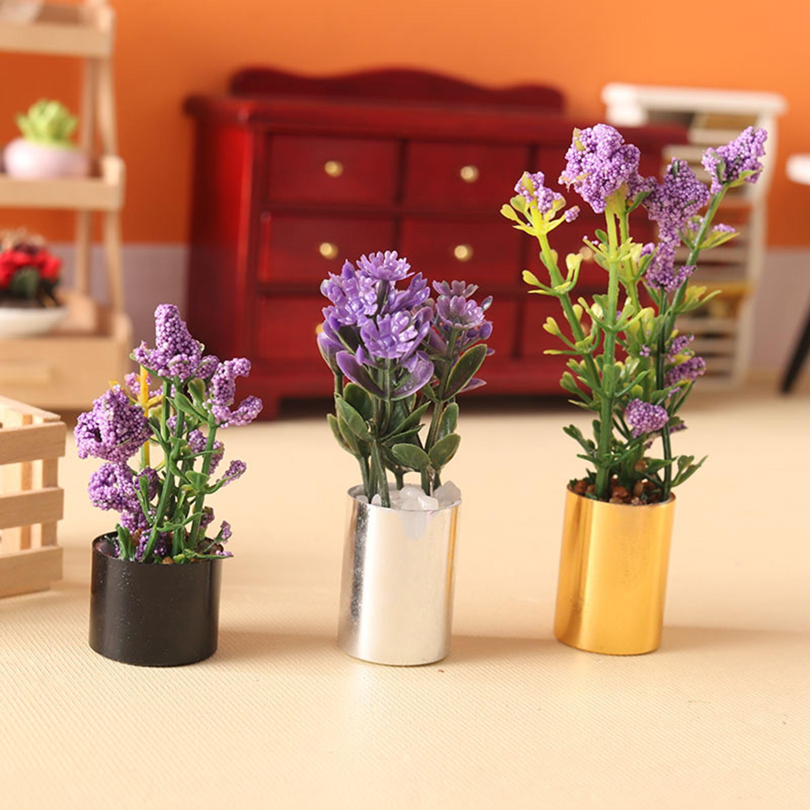 Miniature Potted Plant Ornamen - Bonsai Garden Display reseña y precio