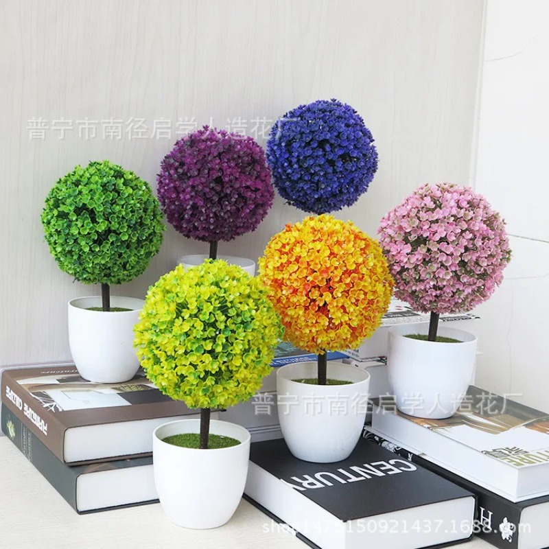 Artificial Small Tree Potted P - Bonsai Tree Zen Garden reseña y precio