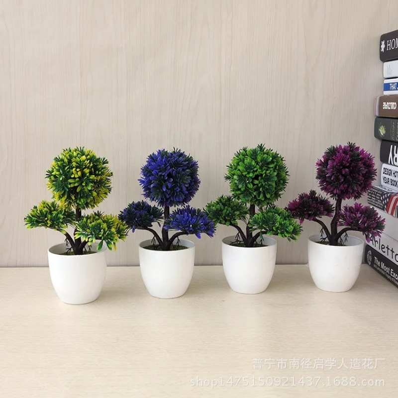Artificial Small Tree Potted P - Bonsai Tree Zen Garden reseña y precio