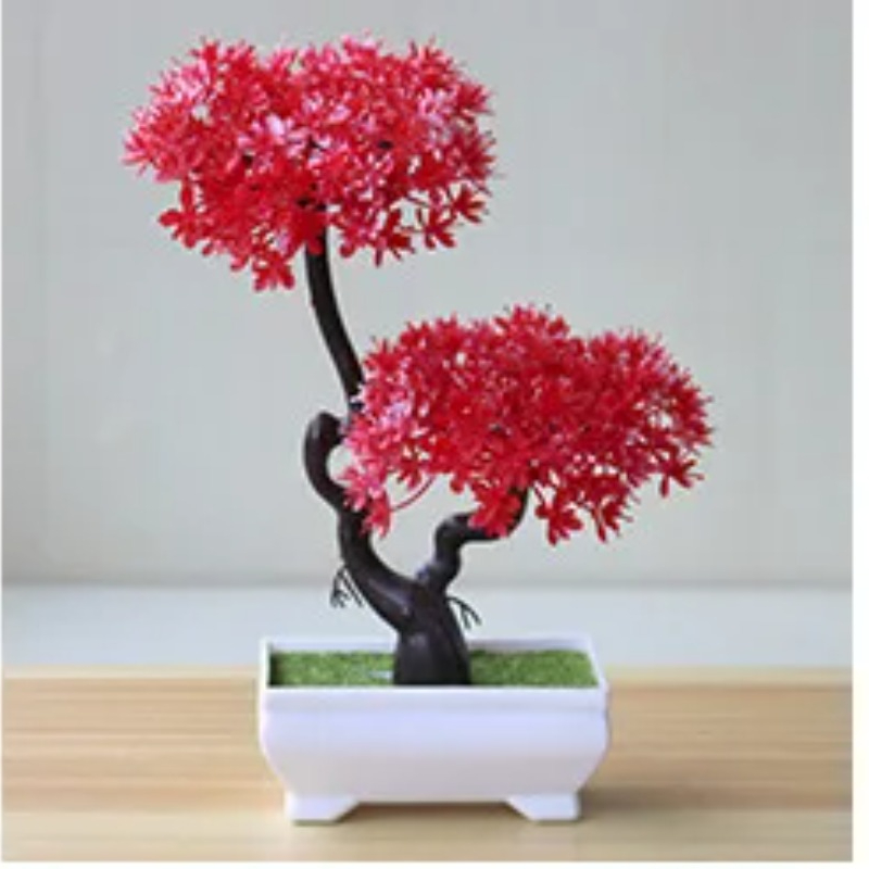 Artificial Small Tree Potted P - Bonsai Tree Zen Garden reseña y precio