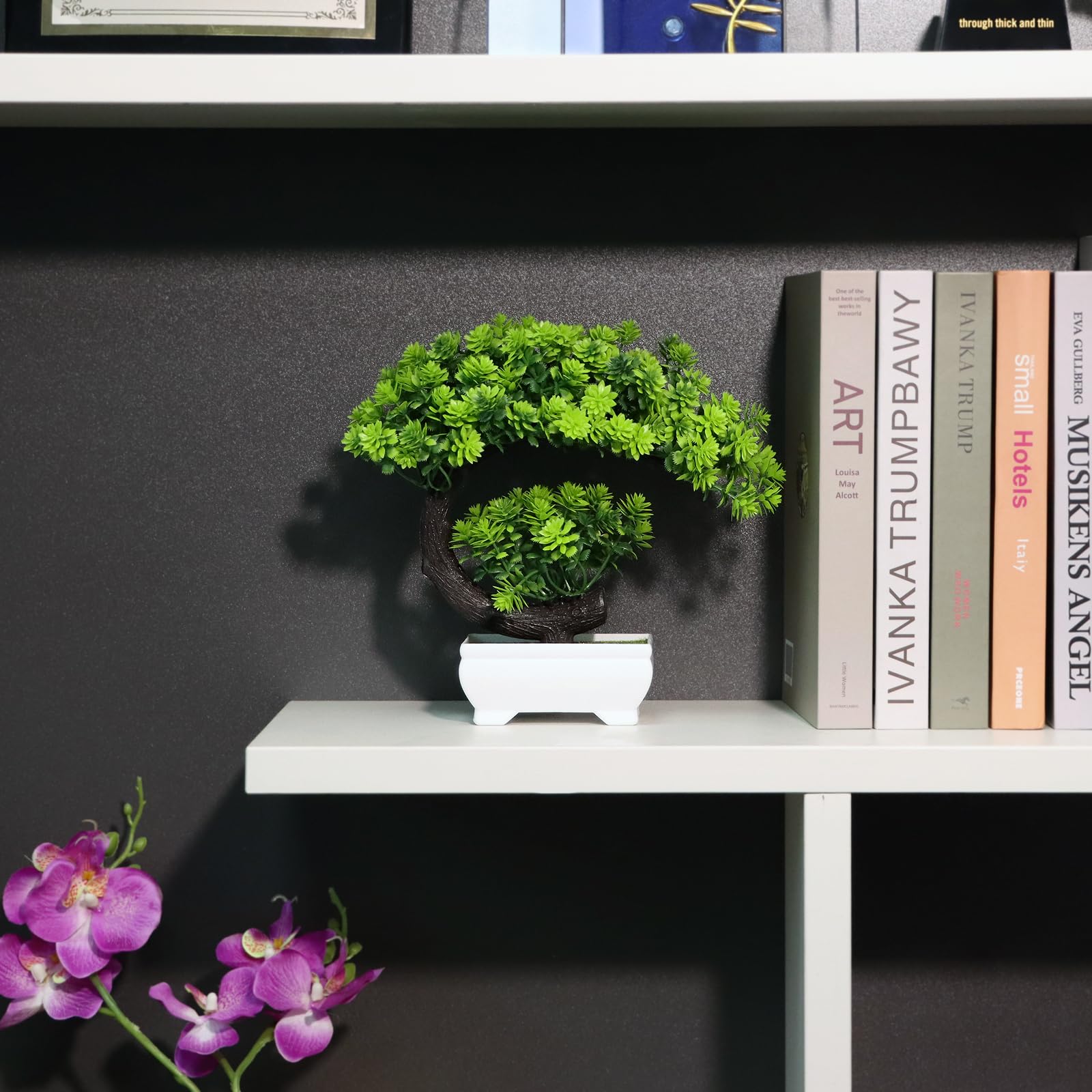 Uflower Small Artificial Plant - Bonsai Tree Zen Garden reseña y precio