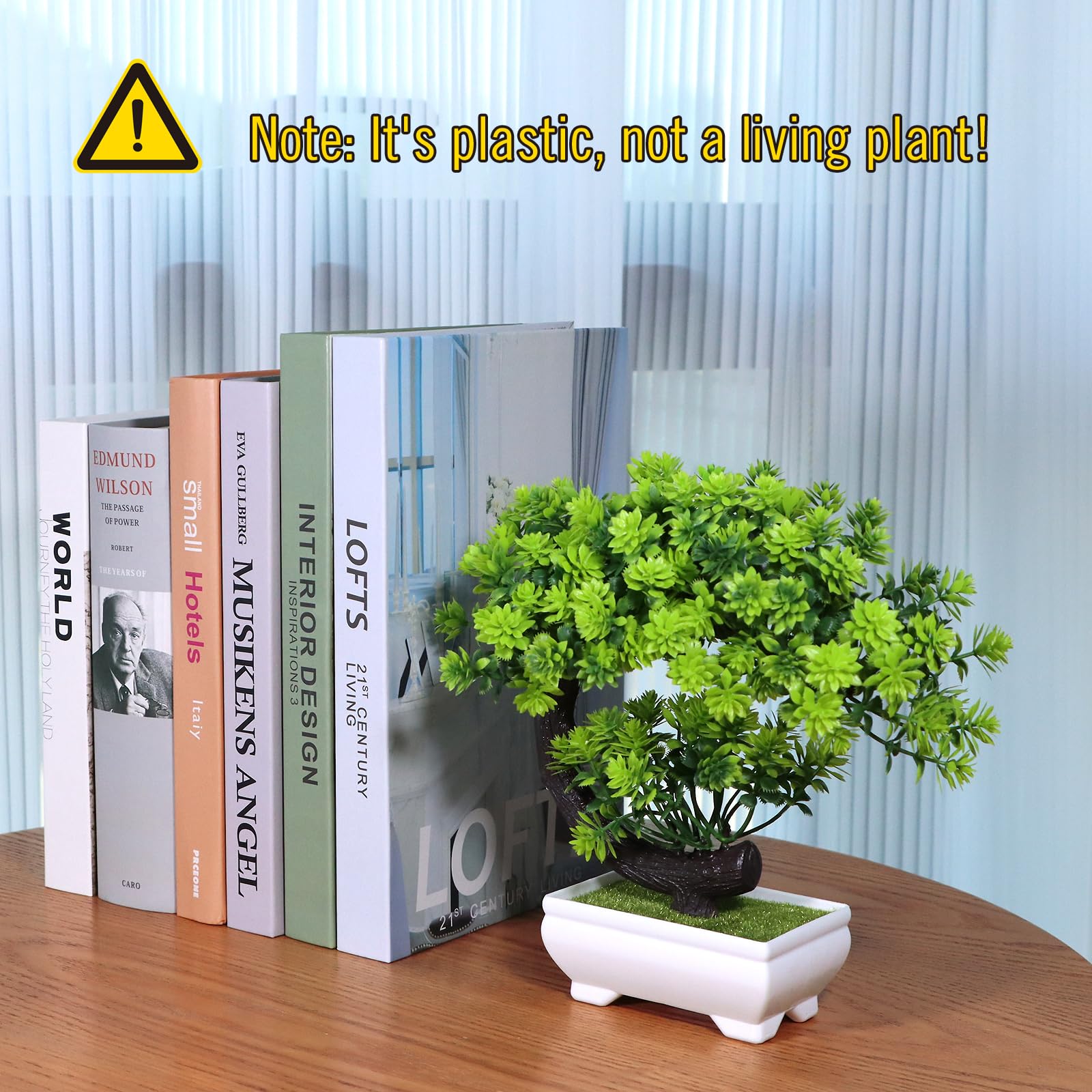 Uflower Small Artificial Plant - Bonsai Tree Zen Garden reseña y precio