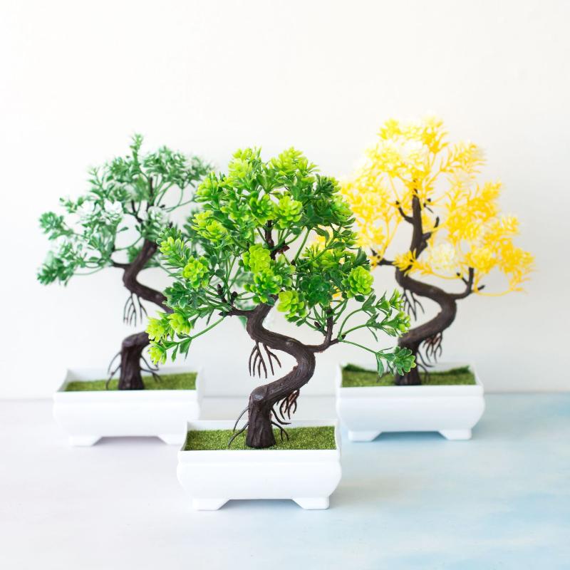 [MOA]Small Tree Pot Fake Plant - Bonsai Tree Zen Garden reseña y precio