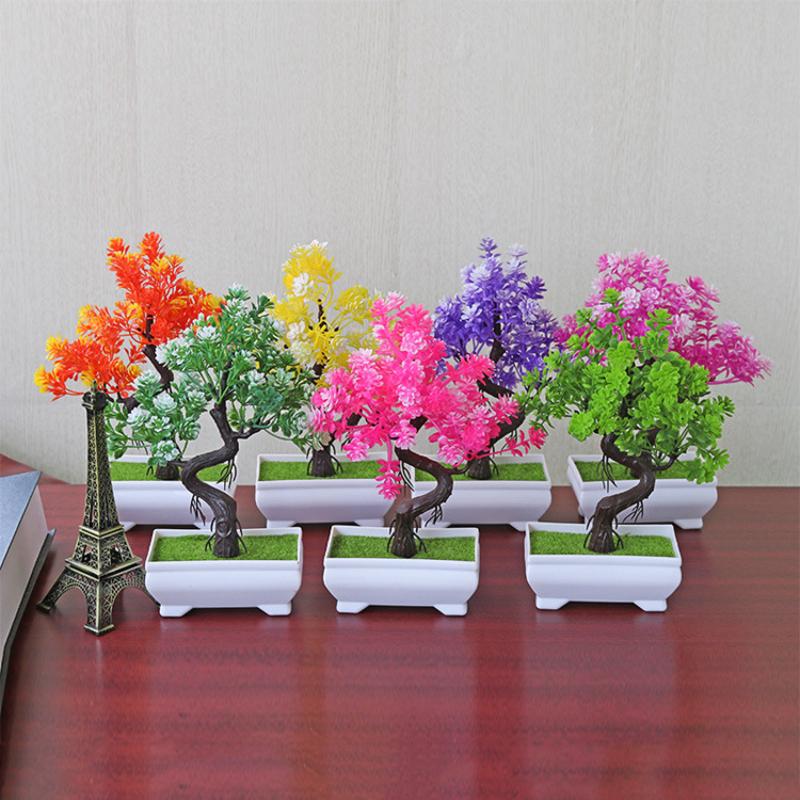 [MOA]Small Tree Pot Fake Plant - Bonsai Tree Zen Garden reseña y precio