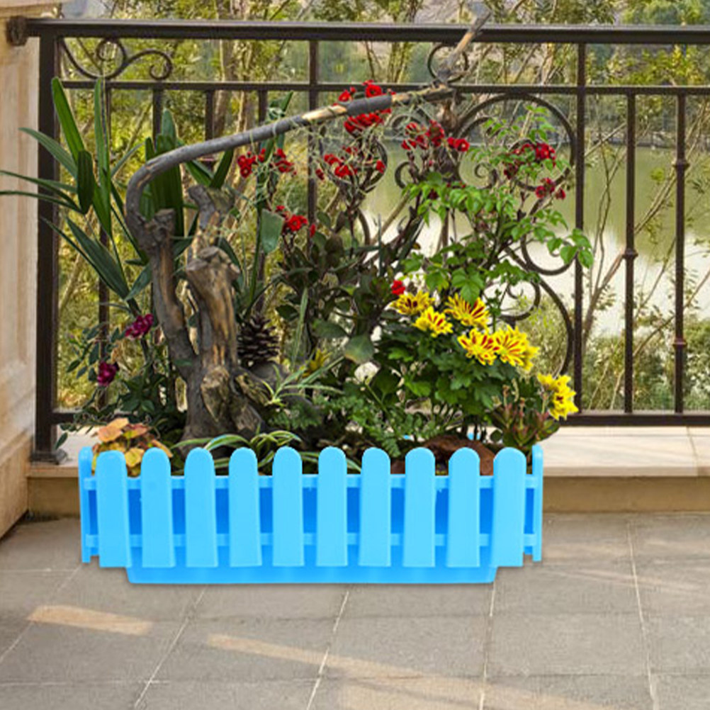 2Pcs Flowerpot Fence Rectangul - Us Bonsai Garden reseña y precio