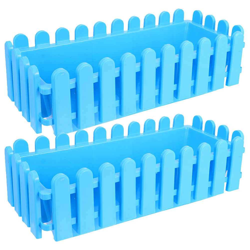 2Pcs Flowerpot Fence Rectangul - Us Bonsai Garden reseña y precio