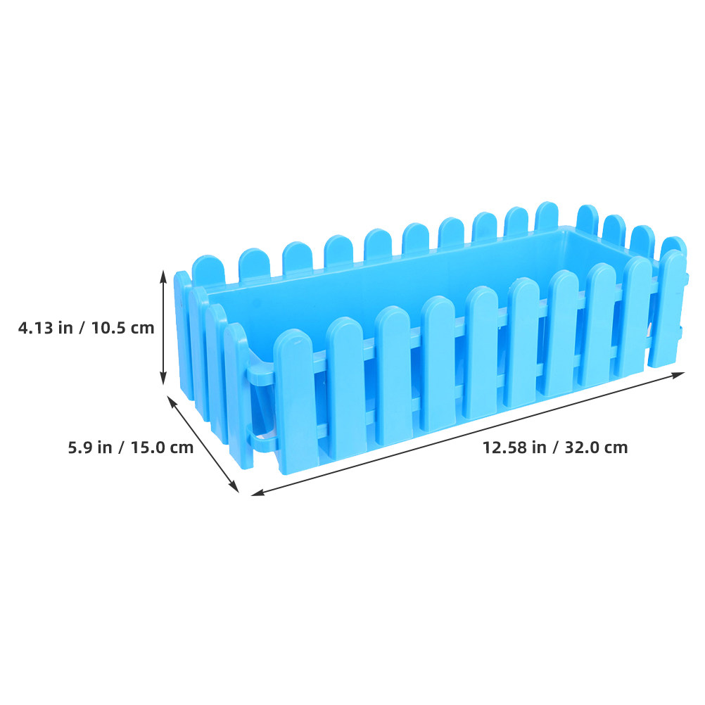 2Pcs Flowerpot Fence Rectangul - Us Bonsai Garden reseña y precio