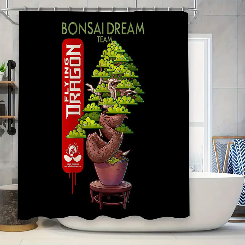 Japanese Bonsai Tree Shower Cu - Bonsai Tree Zen Garden reseña y precio